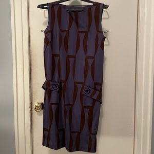 Marimekko Purple Patterned Dress